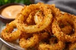 Air Fryer Onion Rings recipe from The Snap Skillet