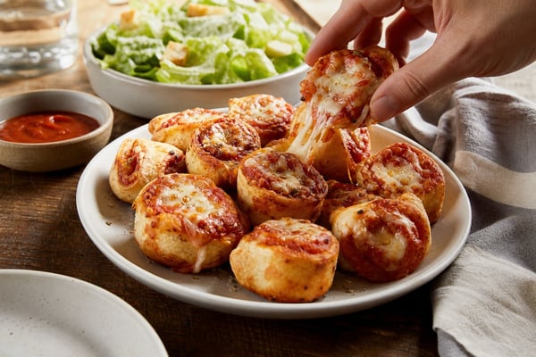 Air Fryer Pizza Rolls recipe from The Snap Skillet