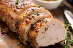 Air Fryer Pork Tenderloin recipe from The Snap Skillet