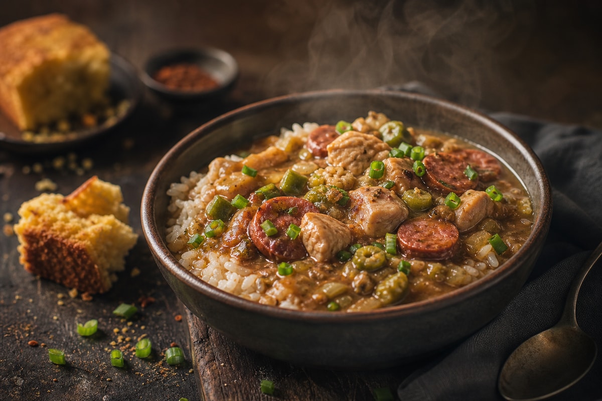 Gumbo recipe from The Snap Skillet