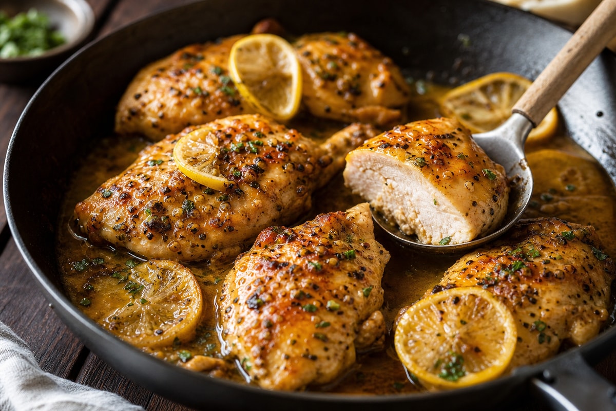 Lemon Pepper Chicken recipe from The Snap Skillet
