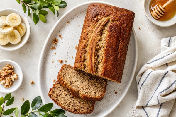 Banana Bread recipe from Sunrise & Crumb
