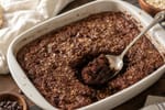 Brownie Baked Oatmeal recipe from Sunrise & Crumb