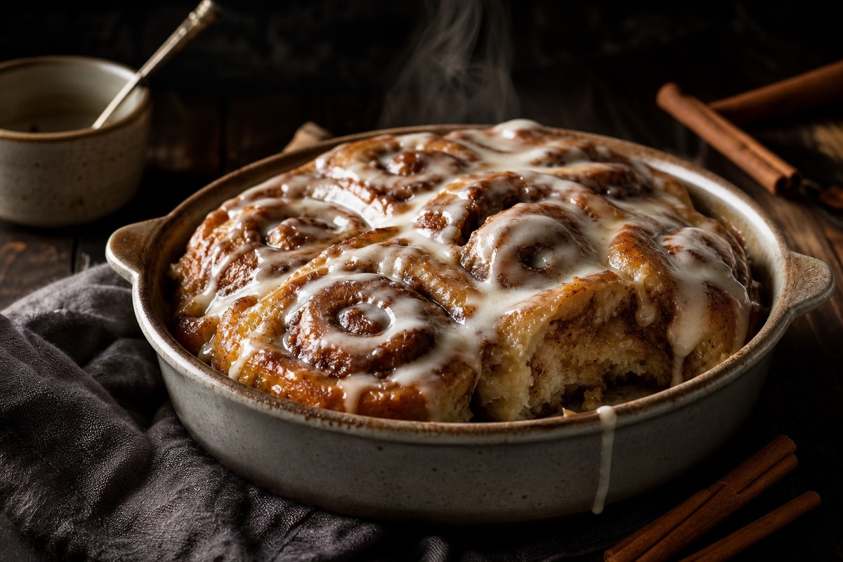 Cinnamon Roll recipe from Sunrise & Crumb