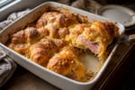Ham and Cheese Croissants recipe from Sunrise & Crumb