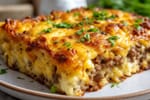 Keto Breakfast Casserole recipe from Sunrise & Crumb