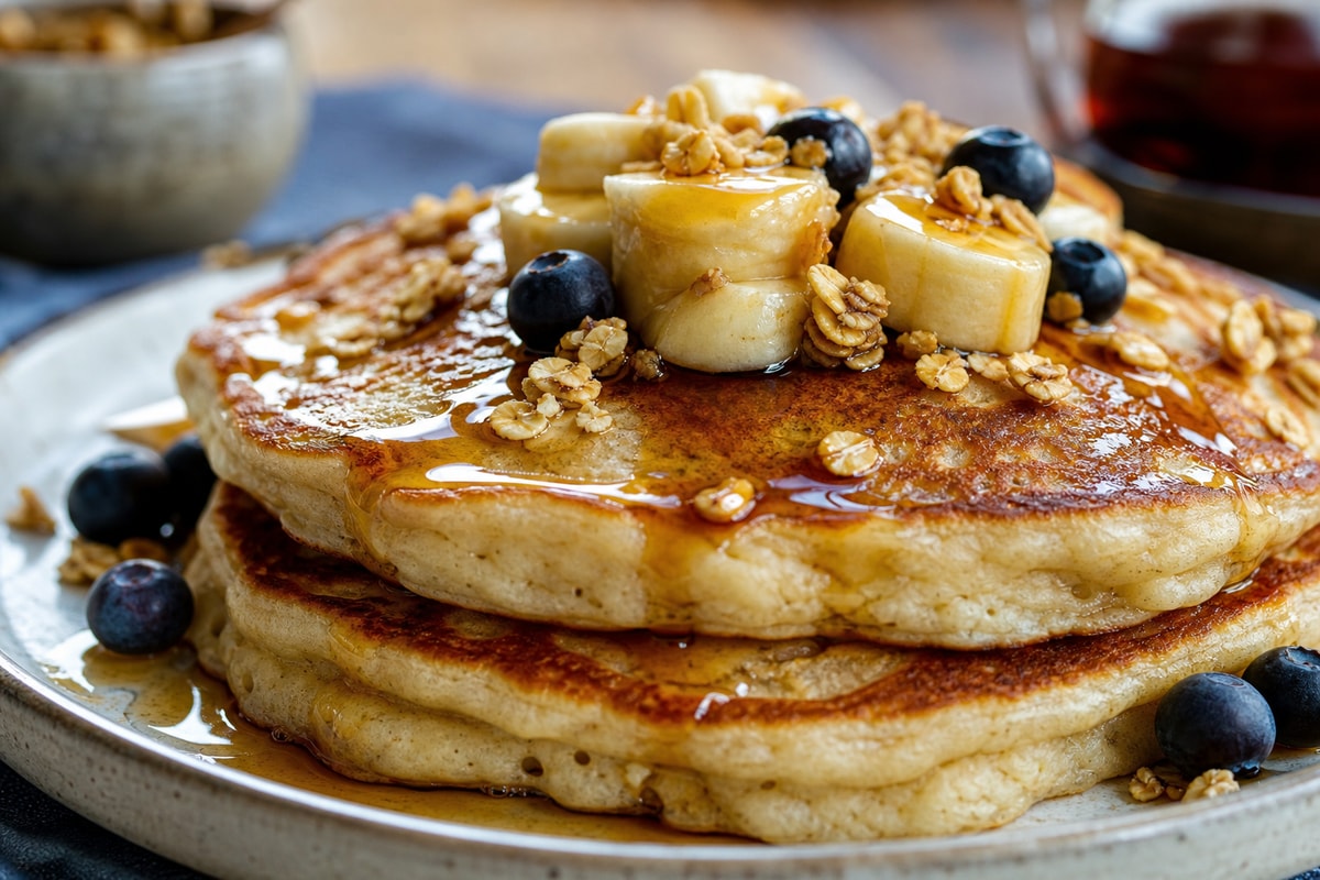 Oat Milk Pancakes Oat Milk Pancakes recipe from Sunrise & Crumb