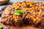 Texas Trash Brownies recipe from Sunrise & Crumb