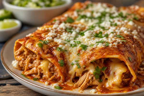 Baked Enchiritos recipe from Thrifty Thyme