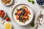 Greek Yogurt Parfait recipe from Thrifty Thyme