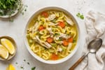 Homemade Chicken Noodle Soup recipe from Thrifty Thyme