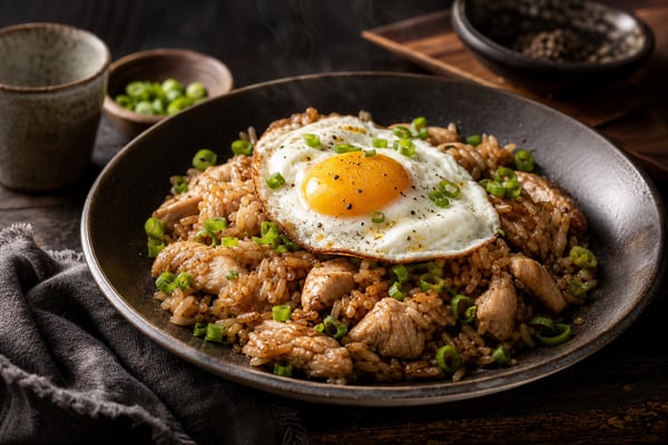 Homestyle Chicken and Rice recipe from Thrifty Thyme