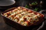 Manicotti recipe from Thrifty Thyme