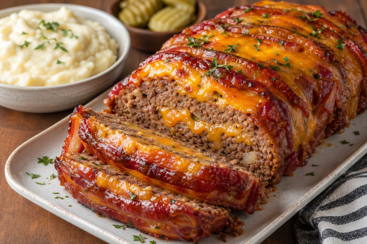 Bacon Cheeseburger Meatloaf Bacon Cheeseburger Meatloaf recipe from The Verdant Spoon