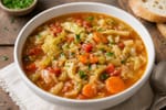 Cabbage Vegetable Soup recipe from The Verdant Spoon