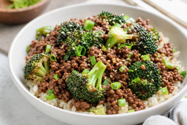 Ground Beef and Broccoli recipe from The Verdant Spoon