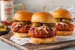 Hot Honey Chicken Sliders recipe from The Verdant Spoon