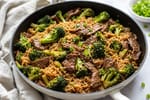 One Pan Beef and Broccoli Ramen recipe from The Verdant Spoon