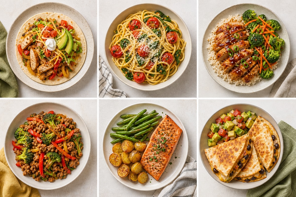 School Night Fast Dinners recipe collection