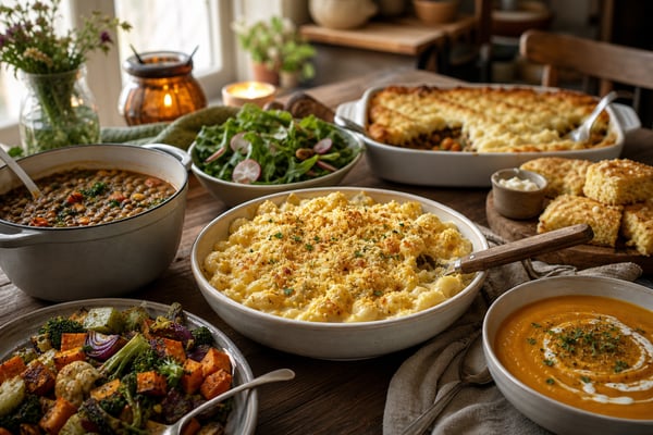 Cozy Vegetarian Comforts Cozy Vegetarian Comforts recipe collection