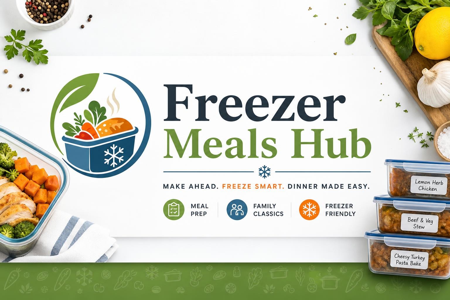 Freezer Meals Hub creator kitchen