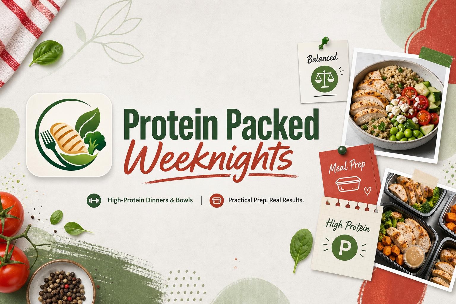Protein Packed Weeknights creator kitchen
