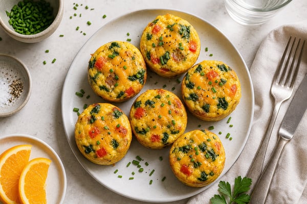 Breakfast Egg Muffins recipe from Little Bites Kitchen