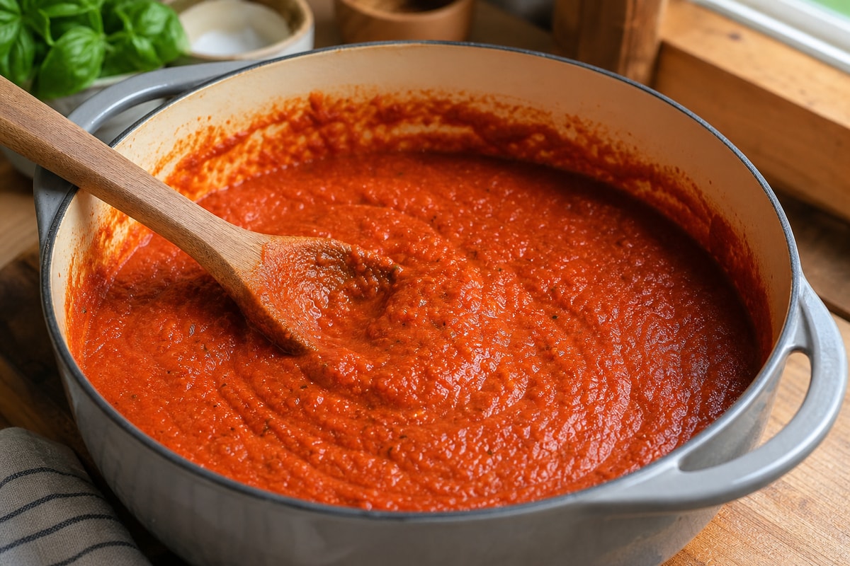 Hidden Veggie Pasta Sauce recipe from Little Bites Kitchen
