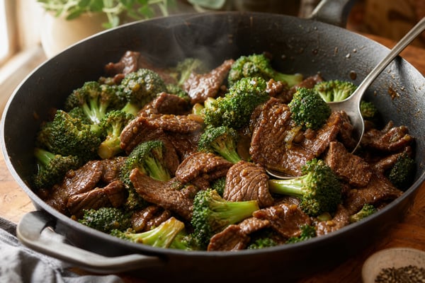 Beef and Broccoli Stir-Fry recipe from Protein Packed Weeknights