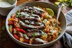 Steak Fajita Bowls recipe from Protein Packed Weeknights