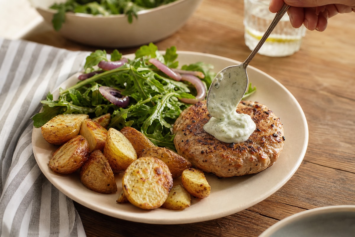 Turkey Burger Protein Plates Turkey Burger Protein Plates recipe from Protein Packed Weeknights
